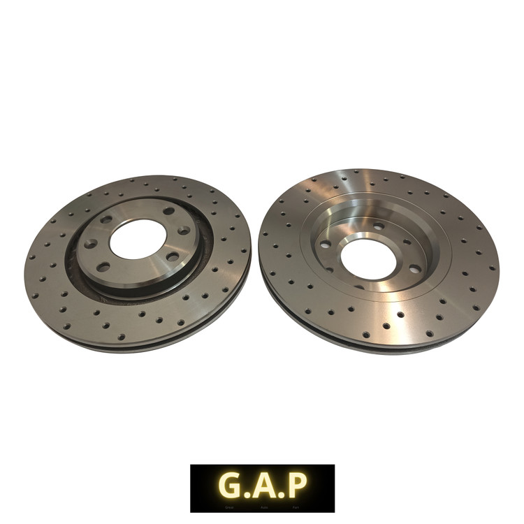 دیسک ترمز سوراخدار چرخ جلو پژو 206 تیپ 5