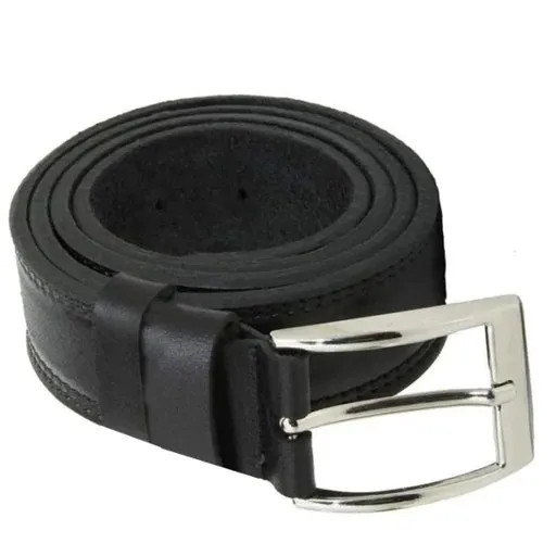 ست کفش و کمربند مردانه مدل رویال و نیک کلاسیک چرم مصنوعی بیاله